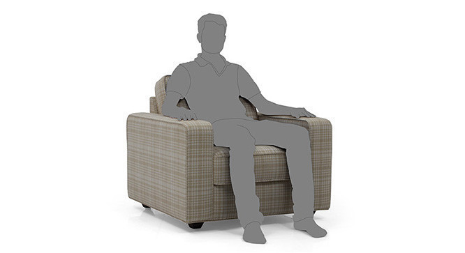 Nagano Arm Chair (Sandy Brown)